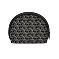 Metal Chainmail Pattern Print Coin Purse