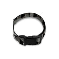 Metal Chainmail Pattern Print Dog Collar