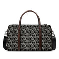 Metal Chainmail Pattern Print Duffel Bag