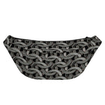 Metal Chainmail Pattern Print Fanny Pack
