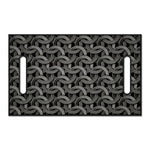 Metal Chainmail Pattern Print Golf Cart Seat Cover