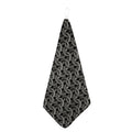 Metal Chainmail Pattern Print Hand Towel