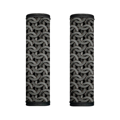 Metal Chainmail Pattern Print Handle Covers
