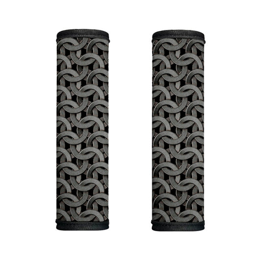 Metal Chainmail Pattern Print Handle Covers