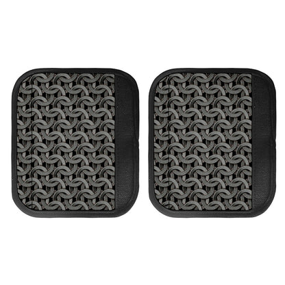 Metal Chainmail Pattern Print Handle Covers
