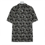Metal Chainmail Pattern Print Hawaiian Shirt