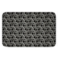 Metal Chainmail Pattern Print Indoor Door Mat