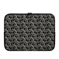 Metal Chainmail Pattern Print Laptop Sleeve