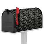Metal Chainmail Pattern Print Mailbox Cover