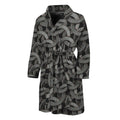 Metal Chainmail Pattern Print Men's Bathrobe