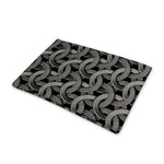 Metal Chainmail Pattern Print Pet Cooling Mat Cover
