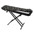 Metal Chainmail Pattern Print Piano Keyboard Cover