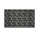 Metal Chainmail Pattern Print Polyester Flag