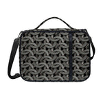 Metal Chainmail Pattern Print Shoulder Strap Bible Bag