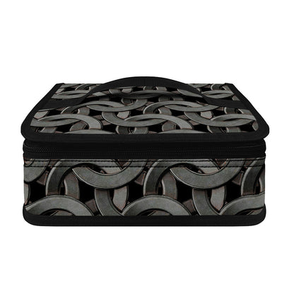 Metal Chainmail Pattern Print Small Lunch Bag