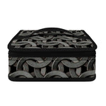 Metal Chainmail Pattern Print Small Lunch Bag
