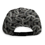 Metal Chainmail Pattern Print Snapback Cap