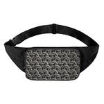 Metal Chainmail Pattern Print Waist Bag
