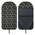 Metal Chainmail Pattern Print Waterproof Car Seat Cover