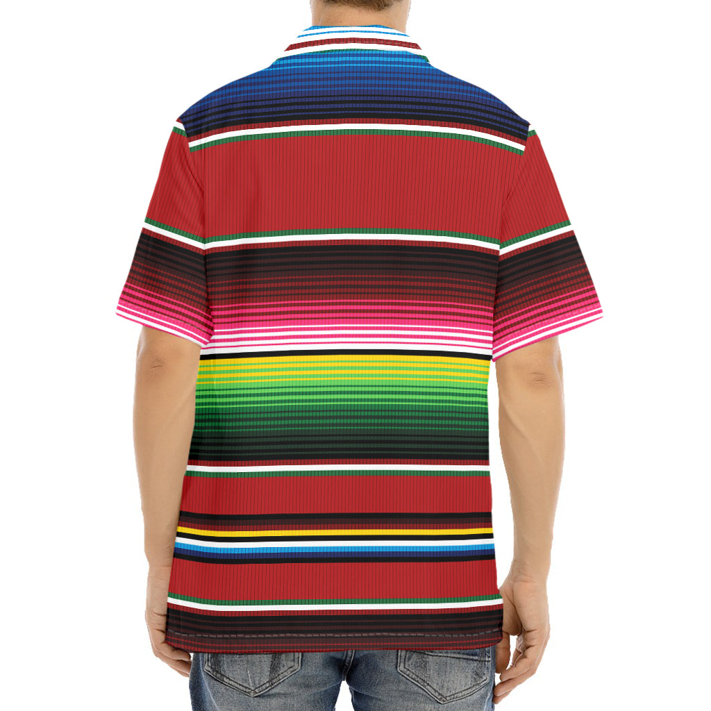 Mexican Serape Blanket Pattern Print Aloha Shirt