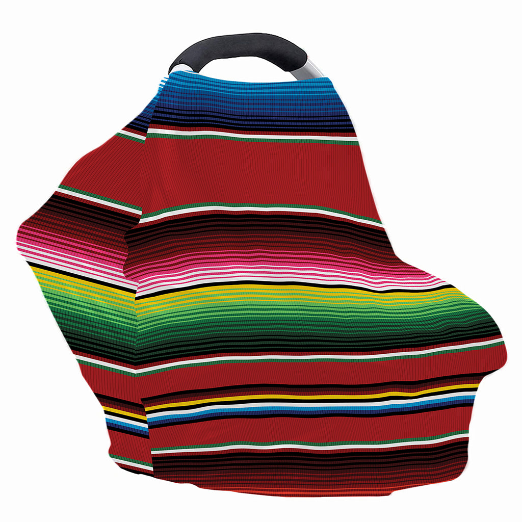 Mexican Serape Blanket Pattern Print Baby Seat Cover