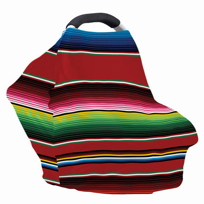 Mexican Serape Blanket Pattern Print Baby Seat Cover