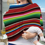 Mexican Serape Blanket Pattern Print Baby Seat Cover