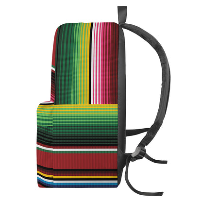 Mexican Serape Blanket Pattern Print Backpack