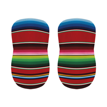 Mexican Serape Blanket Pattern Print Bar Stool Covers