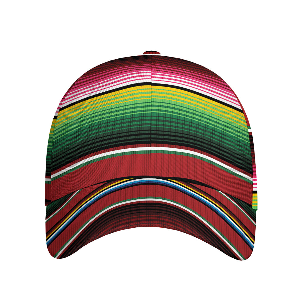 Mexican Serape Blanket Pattern Print Baseball Cap