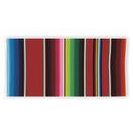 Mexican Serape Blanket Pattern Print Beach Towel