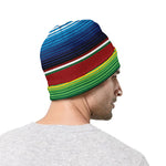 Mexican Serape Blanket Pattern Print Beanie