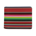 Mexican Serape Blanket Pattern Print Bifold Wallet