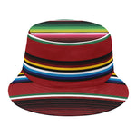 Mexican Serape Blanket Pattern Print Bucket Hat