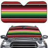 Mexican Serape Blanket Pattern Print Car Windshield Sun Shade