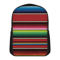 Mexican Serape Blanket Pattern Print Casual Backpack