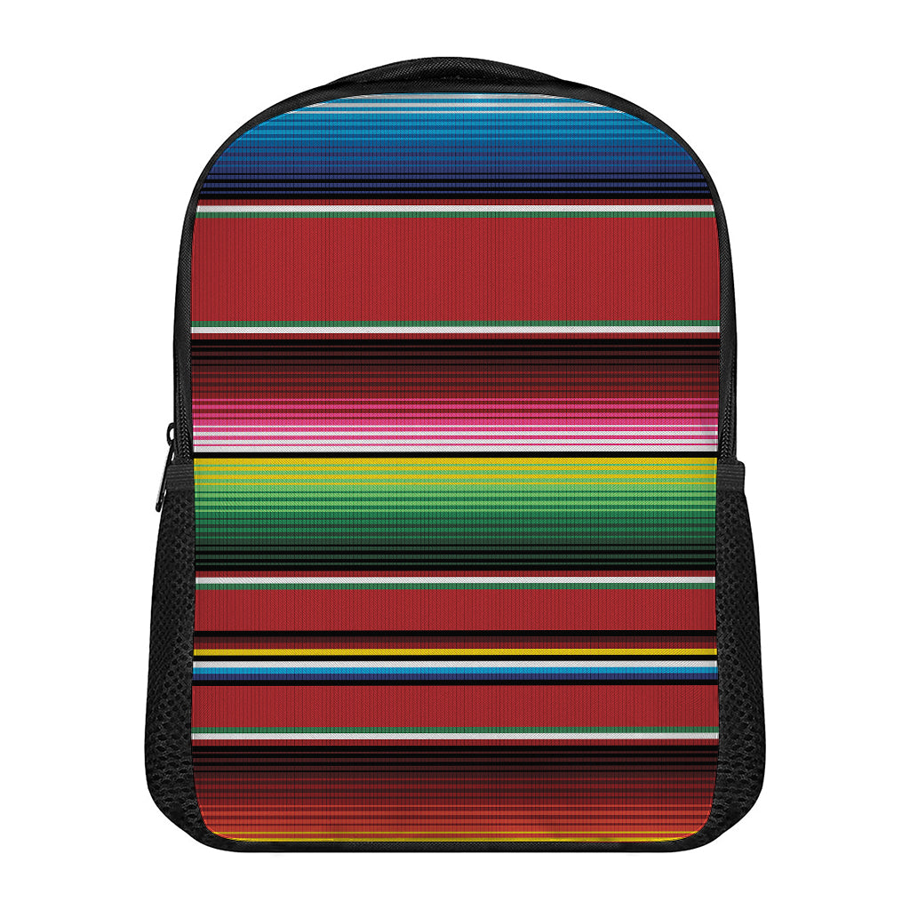 Mexican Serape Blanket Pattern Print Casual Backpack