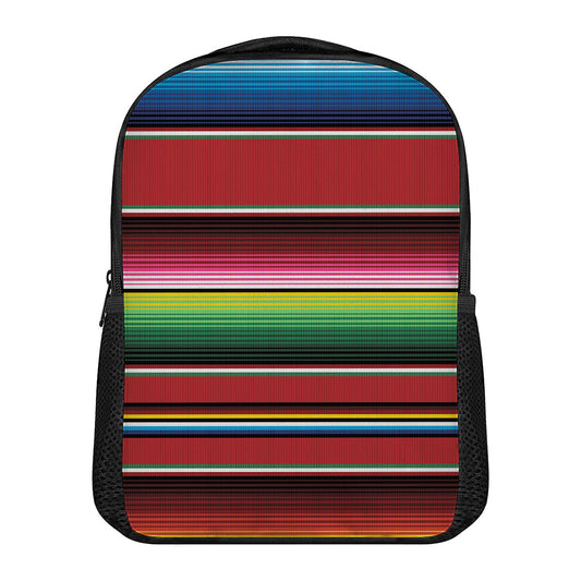Mexican Serape Blanket Pattern Print Casual Backpack