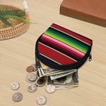 Mexican Serape Blanket Pattern Print Coin Purse