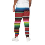 Mexican Serape Blanket Pattern Print Cotton Pants