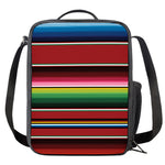 Mexican Serape Blanket Pattern Print Crossbody Lunch Bag