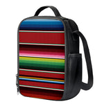 Mexican Serape Blanket Pattern Print Crossbody Lunch Bag