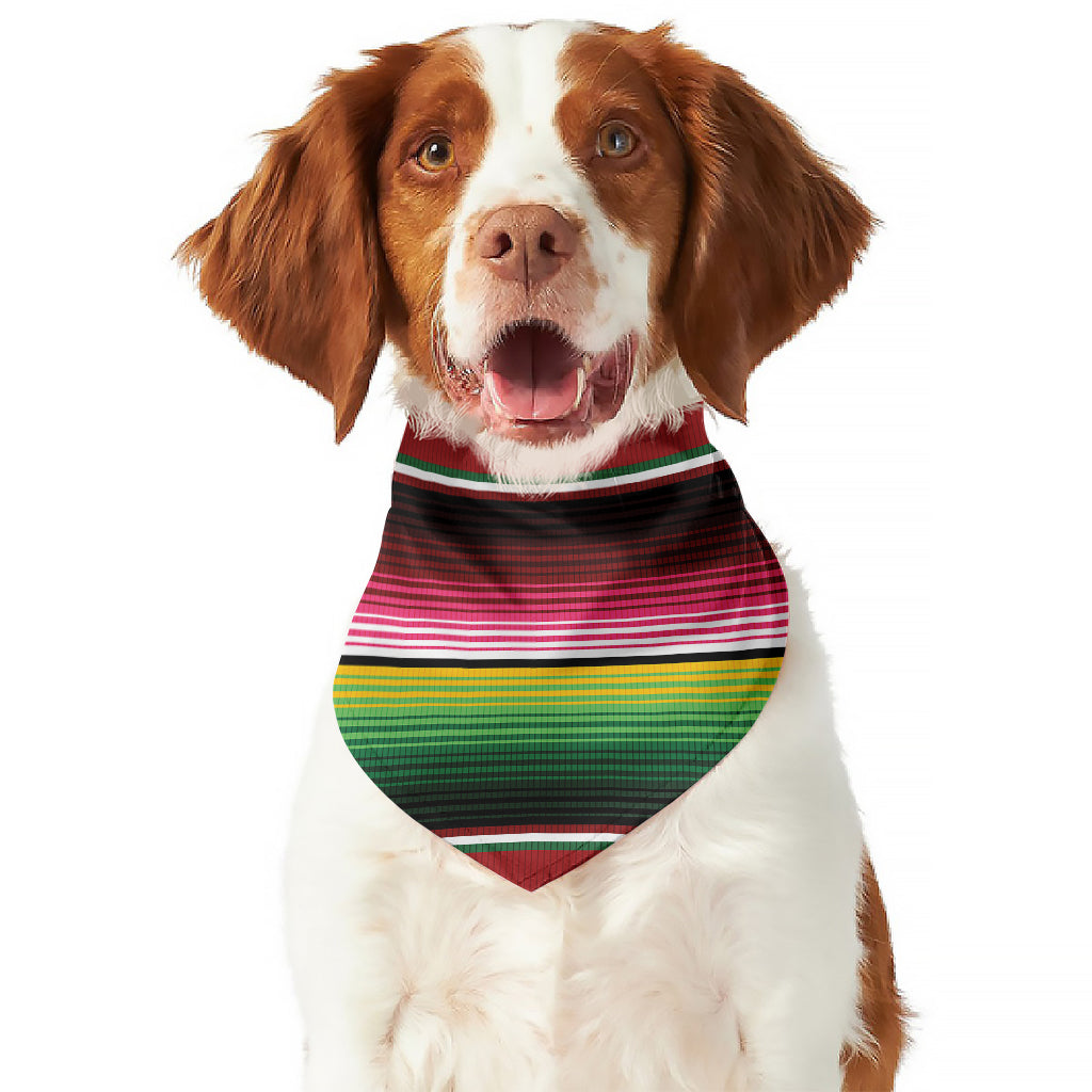 Mexican Serape Blanket Pattern Print Dog Bandana