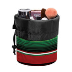 Mexican Serape Blanket Pattern Print Drawstring Makeup Bag