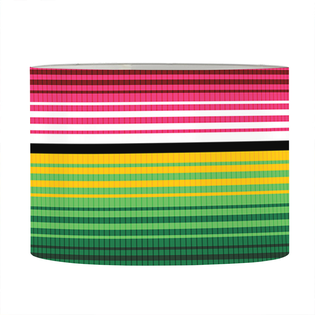 Mexican Serape Blanket Pattern Print Drum Lamp Shade