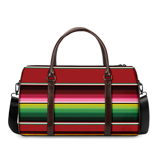 Mexican Serape Blanket Pattern Print Duffle Bag