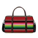 Mexican Serape Blanket Pattern Print Duffle Bag
