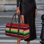 Mexican Serape Blanket Pattern Print Duffle Bag