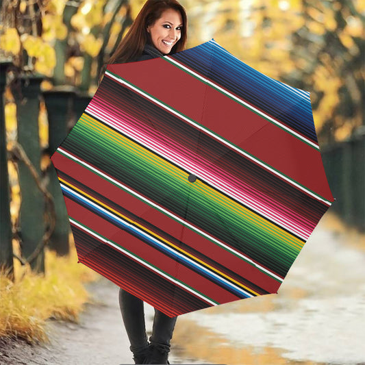 Mexican Serape Blanket Pattern Print Foldable Umbrella