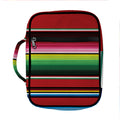 Mexican Serape Blanket Pattern Print Front Pocket Bible Bag